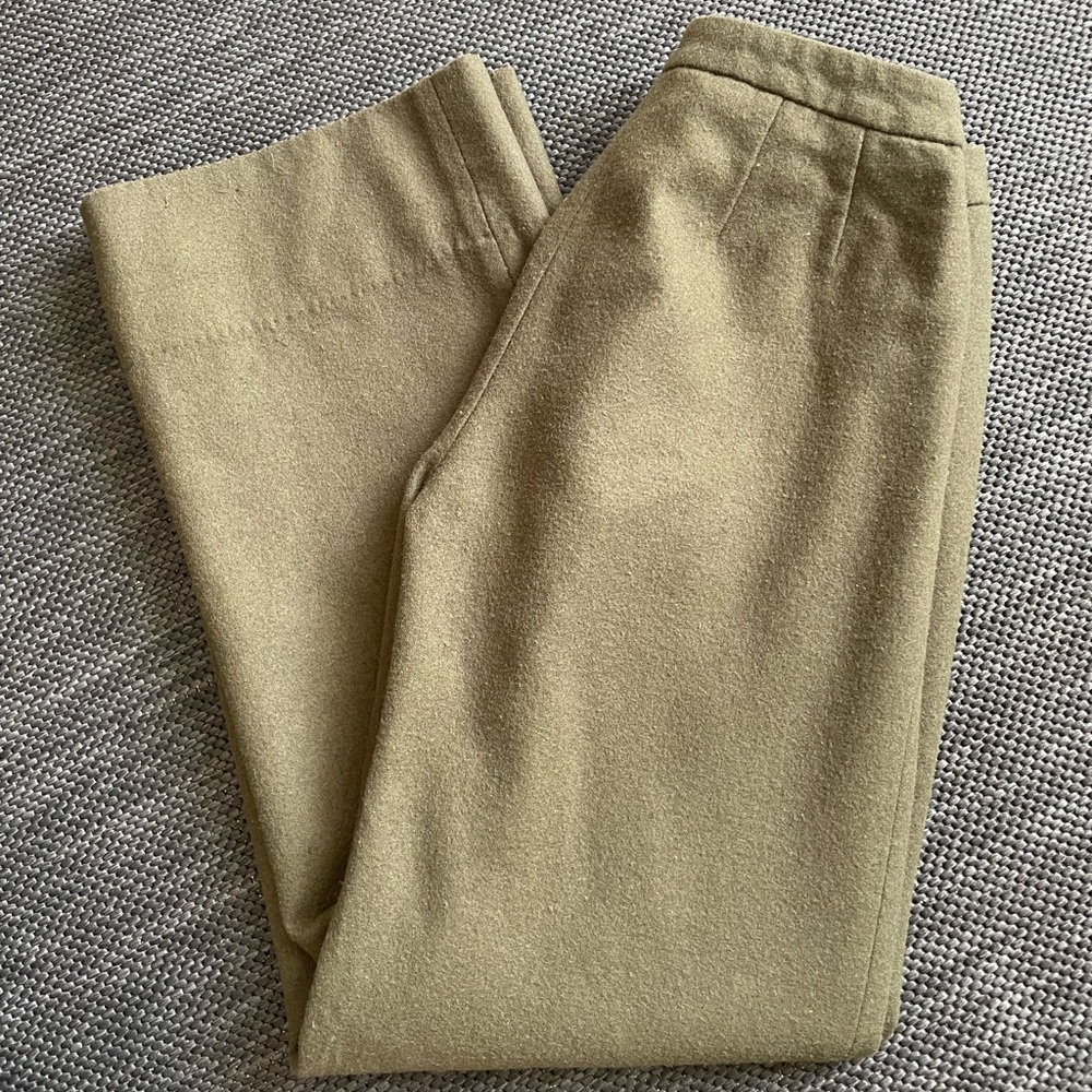 Vintage Wool Wide Leg Trousers
